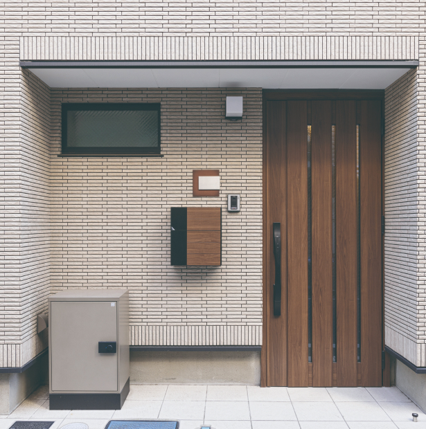 OU2HAUS もくよん施工事例玄関写真