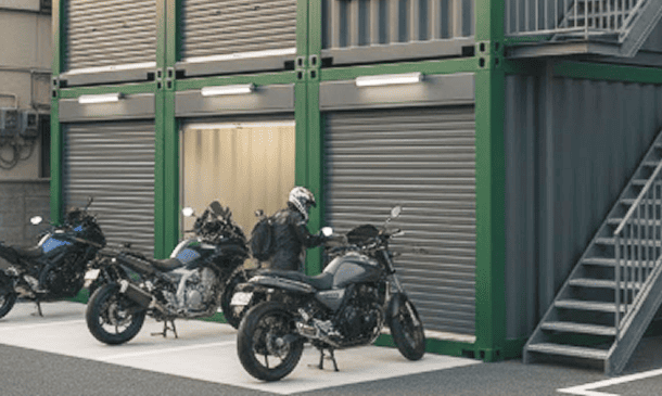 バイクガレージ