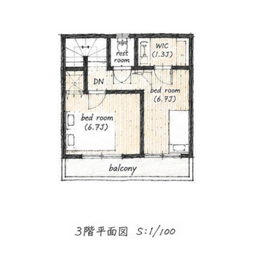 【清澄白河3区画分譲】A・B-3F